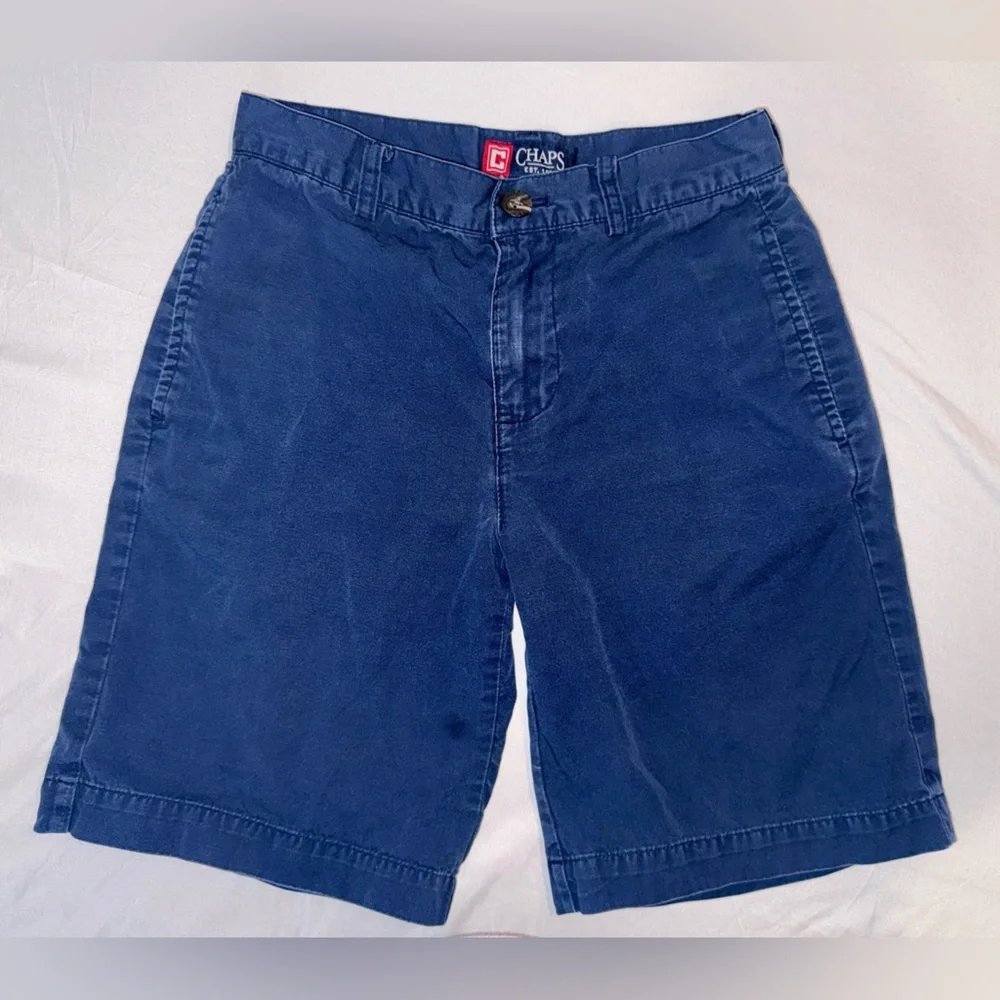 Chaps Navy Blue Denim Little Boy Kids Shorts Size 8